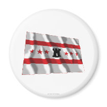 Drenthe Waving Flag Fridge Magnet