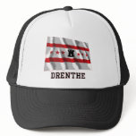 Drenthe Waving Flag with Name hats