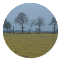 Drenthe - Yellow Grass and Trees Stickers