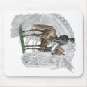 Dresage Horse X-Halt-Salute mousepads by KelliSwan Dresage Horse X-Halt-Salute mousepads