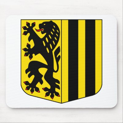 Dresden Coat Arms official Germany Saxony Symbol Mouse Pads by inquester