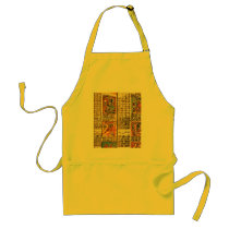 Dresden codex aprons by holycrocodile Dresden codex aprons