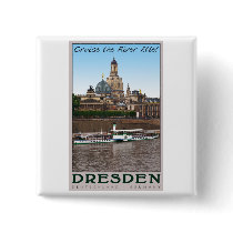 Dresden - On the Elbe Pinback Buttons