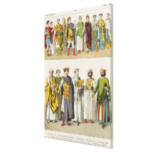 Dress at the Byzantine Court Gallery Wrap Canvas
