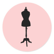 Dress Form Silhouette II stickers