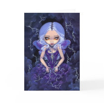 "Dress of Storms" Greeting Card by strangeling "Dress of Storms" Greeting Card