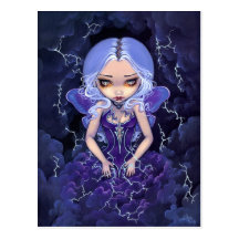 "Dress of Storms" Postcard