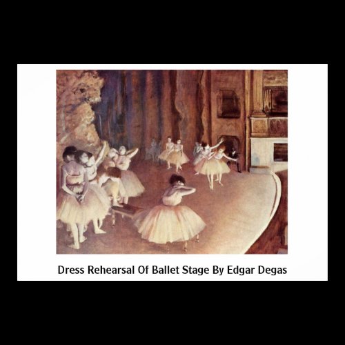 Dress Rehearsal Of Ballet Stage By Edgar Degas Posters