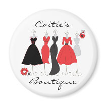 Dress Shop-Daisy Theme magnets by trennea Dress Shop-Daisy Theme magnets
