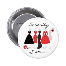 Dress Shop-Daisy Theme Pinback Button