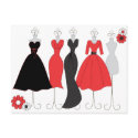 Dress Shop-Daisy Theme postcards