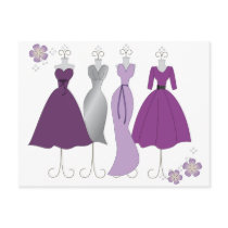 Dress Shop-Daisy Theme postcards