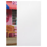 Dress Shop With Orange and Blue Awning Custom Letterhead