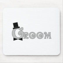 Dress Up Groom Mouse Pads