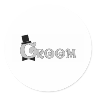 Dress Up Groom Sticker