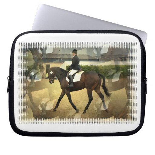 Dressage Collage  Electronics Bag Laptop Sleeve