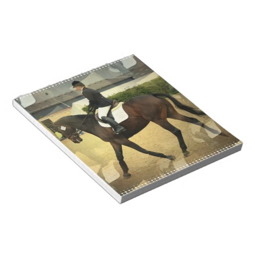 Dressage Collage  Notepad