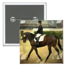 Dressage Competition Square Pin