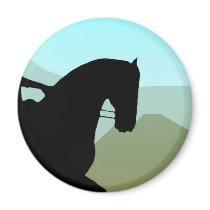 Dressage Craftsman Landscape magnets