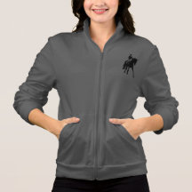 Dressage Fleece Zip Jogger Printed Jacket