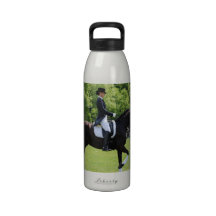 Dressage Horse Design Water Bottle