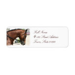 Dressage Horse Mailing Label