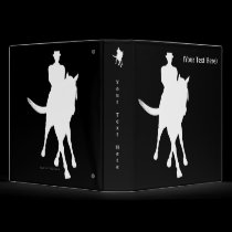 Dressage Horse Photo Custom Avery Binder