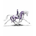 Dressage Horse Piaffe - Extended Trot t-shirts