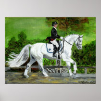 Dressage Horse Portrait I Print