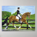 Dressage Horse Portrait II Print