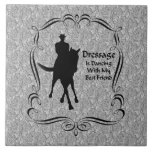 Dressage Horse Rider Dancing Tile