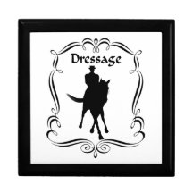 Dressage Horse Rider Jewelry Box