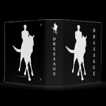 Dressage Horse Rider Photo Custom Avery Binder