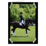 Dressage Horse Show Design Greeting Card