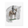 Dressage Horse X-Halt Salute FEI Postcard
