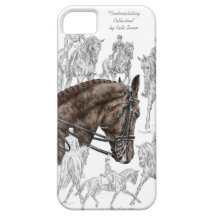 Dressage Horses Collected Trot iPhone 5 Cases