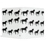 Dressage Horses Piaffe Pattern 3 Ring Binders