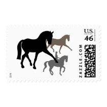 Dressage Horses Trio postage by dogsandhorses Dressage Horses Trio postage