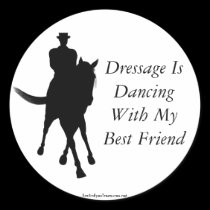 Dressage Is Dancing Best Friend Horse Sticker
