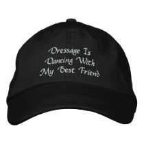 Dressage Is Dancing Embroidered Baseball Cap embroidered hats by SmilinEyesTreasures Dressage Is Dancing Embroidered Baseball Cap embroidered hats