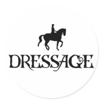 Dressage (Pirate Style Text w/ Piaffe)) stickers by dogsandhorses Dressage (Pirate Style Text w/ Piaffe)) stickers