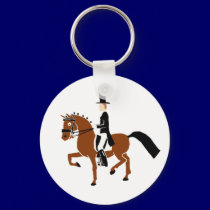 Dressage Pony Key Ring/Chain keychains by EquineInspiration Dressage Pony Key Ring/Chain keychains