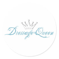 Dressage Queen stickers