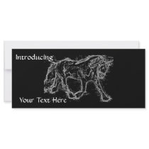 Dressage Customized Rack Card