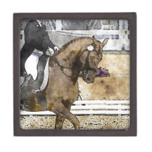 Dressage Rider Premium Keepsake Box