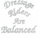 Dressage Riders Balanced Embroidered T Shirt embroideredshirt