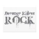 Dressage Riders Rock postcards