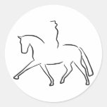 dressage round stickers