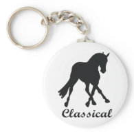 Dressage Side Pass Classical Key Chains