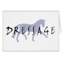 Dressage Trot w/ Text (blue) cards by dogsandhorses Dressage Trot w/ Text (blue) cards